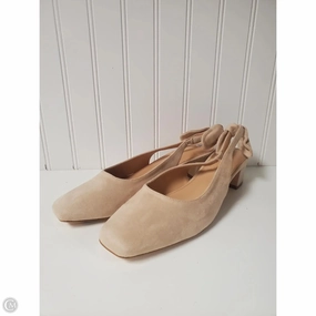 Good Grip Shoes Heels Block By Clothes Mentor In Beige, Size: 10