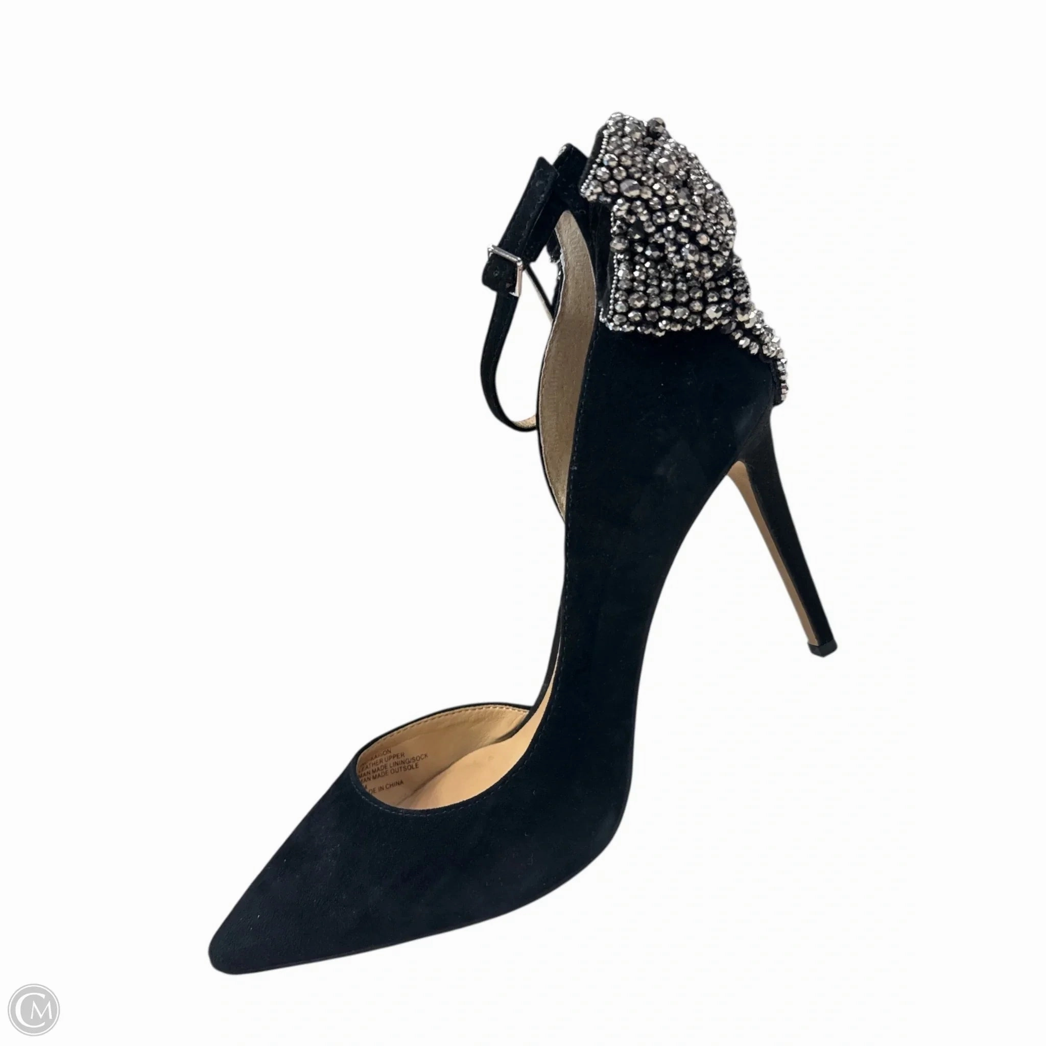 Shoes Heels Stiletto By Inc In Black, Size: 9 Evening Pumps Open Back Heels