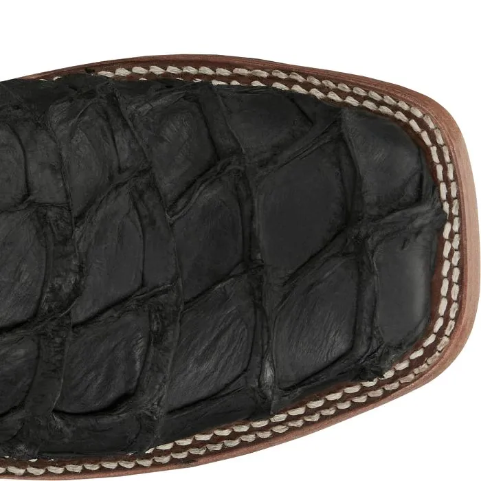 Soft outsole Justin Mens Ocean Front Pirarucu Square Toe Western Boots Style GR5708