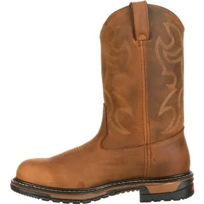 ROCKY ORIGINAL RIDE BRANSON STEEL TOE WATERPROOF WESTERN BOOTS STYLE FQ0002809 Easy Fit