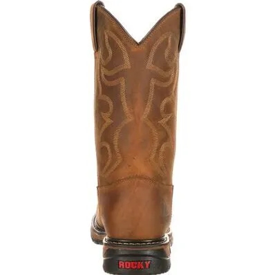 Wear resistant City Life ROCKY ORIGINAL RIDE BRANSON STEEL TOE WATERPROOF WESTERN BOOTS STYLE FQ0002809