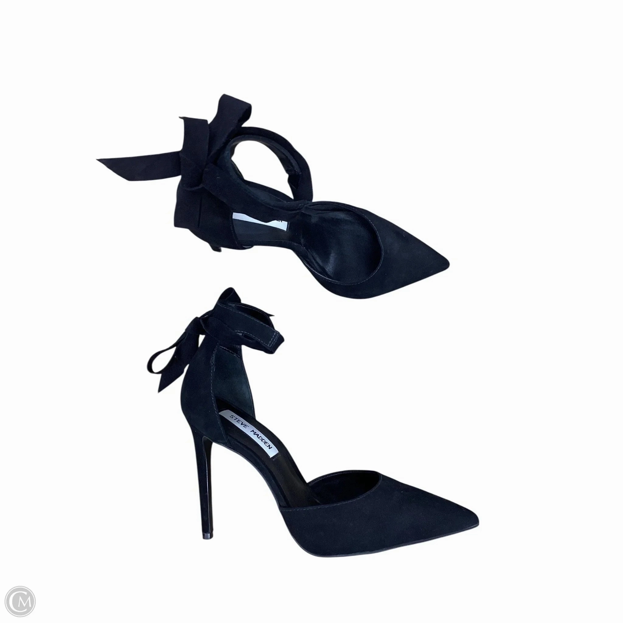 Supportive arch Cushioned Insole Shoes Heels Stiletto By Steve Madden In Black, Size: 7.5