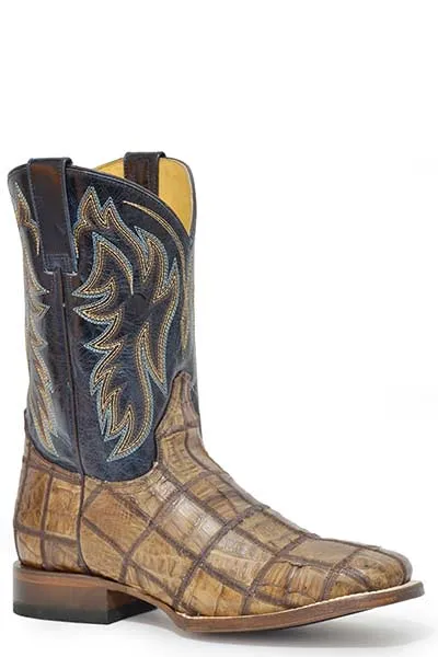 Outdoor Utility ROPER MENS CAIMAN CHECK SQUARE TOE BOOTS STYLE 09-020-6503-8483