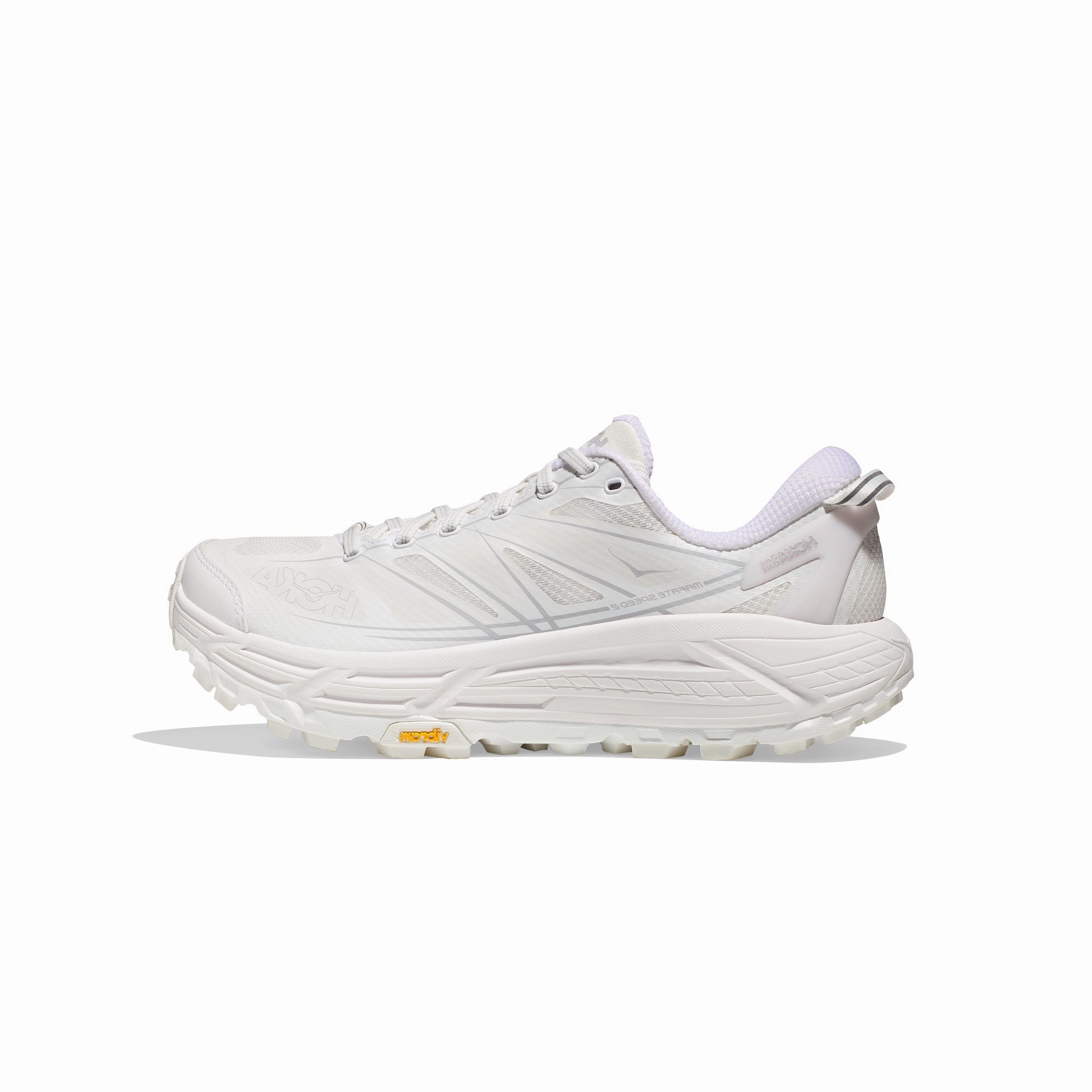 Hoka Mafate Speed 2 Shoes running with socks