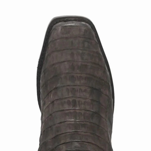 High Top The Dillon Charcoal Caiman Boots By Dan Post Boots