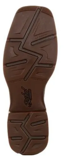 Active Use Rugged And Durable DURANGO MENS REBEL COFFEE & CACTUS PULL-ON WESTERN BOOT STYLE DB5416