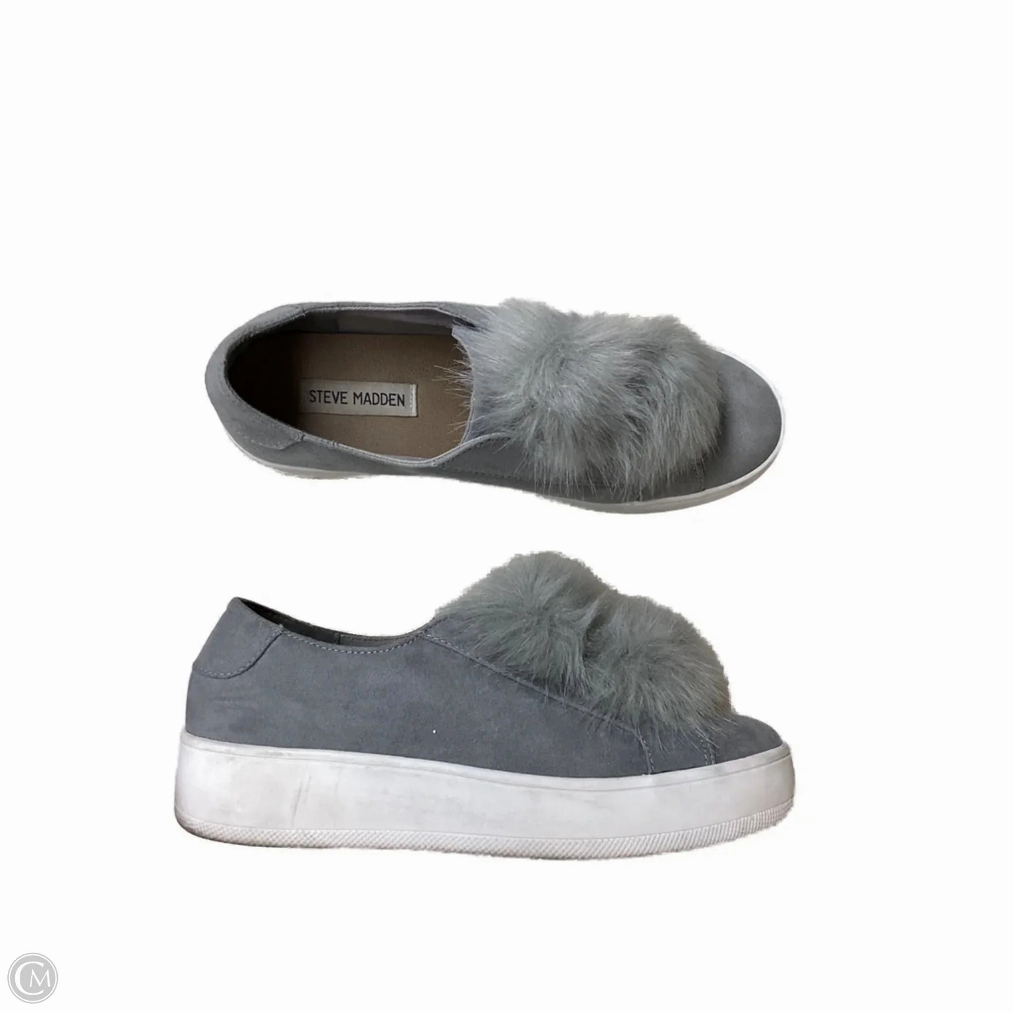 Ultra Cushioned Midsole Impact-absorbing Shoes Sneakers By Steve Madden In Grey, Size: 9.5
