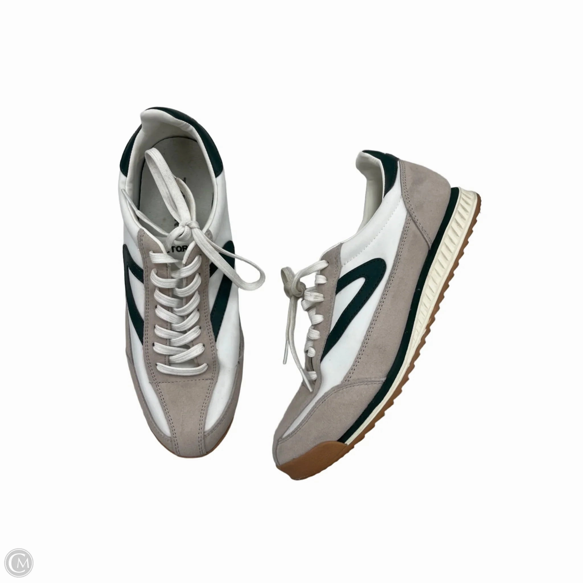 Crisp Look Shoes Sneakers By Cma In Green, Size: 8.5