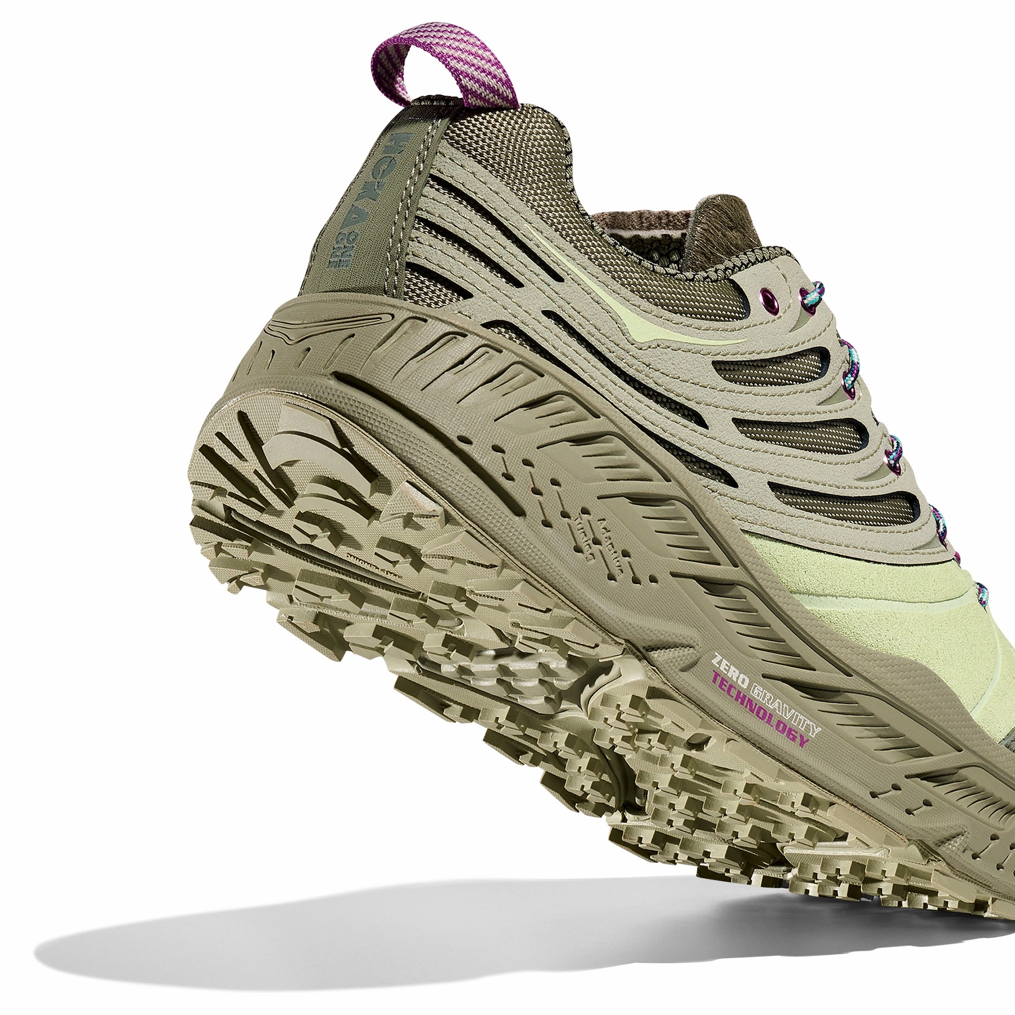 Hoka U Stinson EVO OG TP Shoes running in an obstacle course race