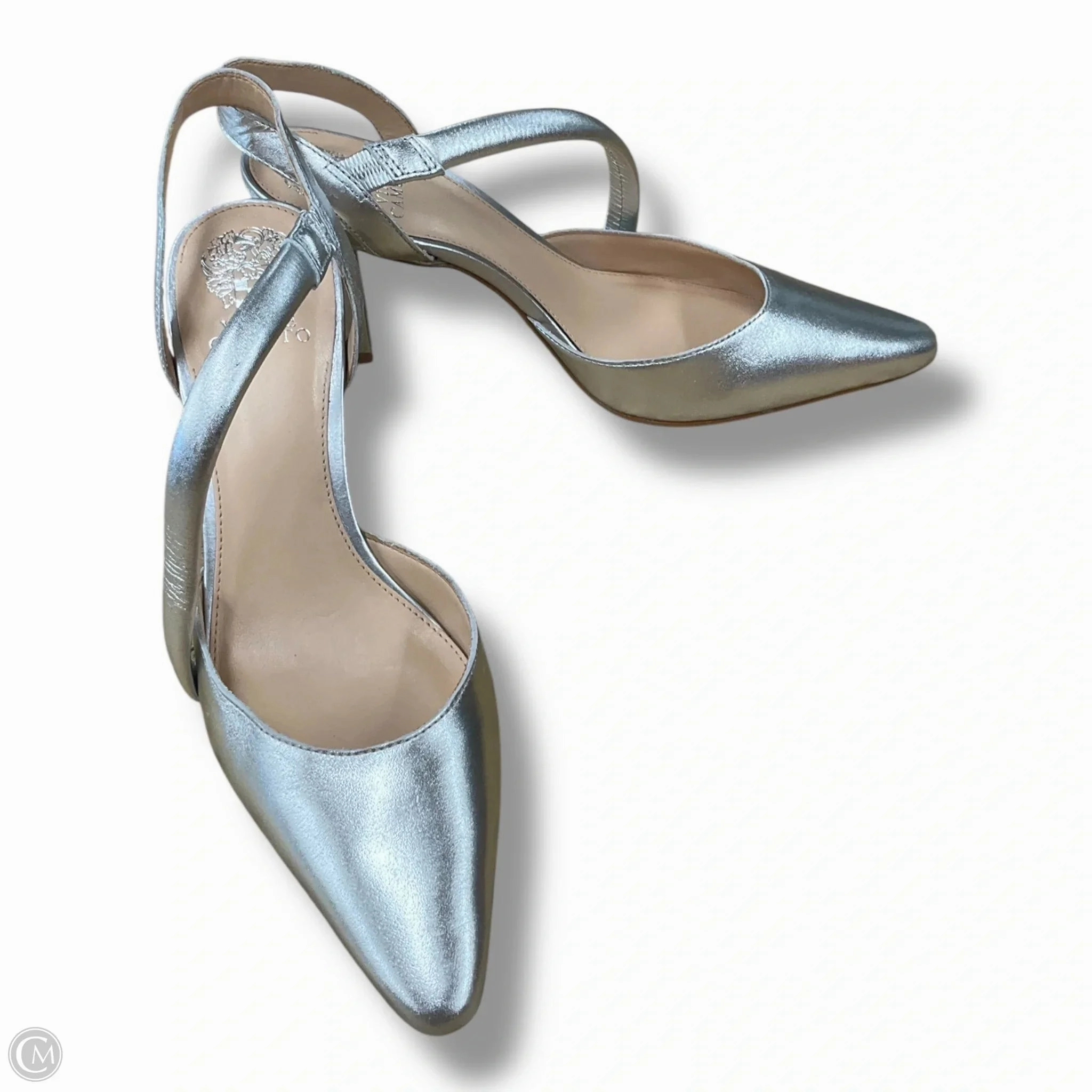 Shoes Heels Stiletto By Vince Camuto In Silver, Size: 10 Colorful High Heels