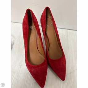Shoes Heels Block By Franco Sarto In Red, Size: 10 Durable Construction