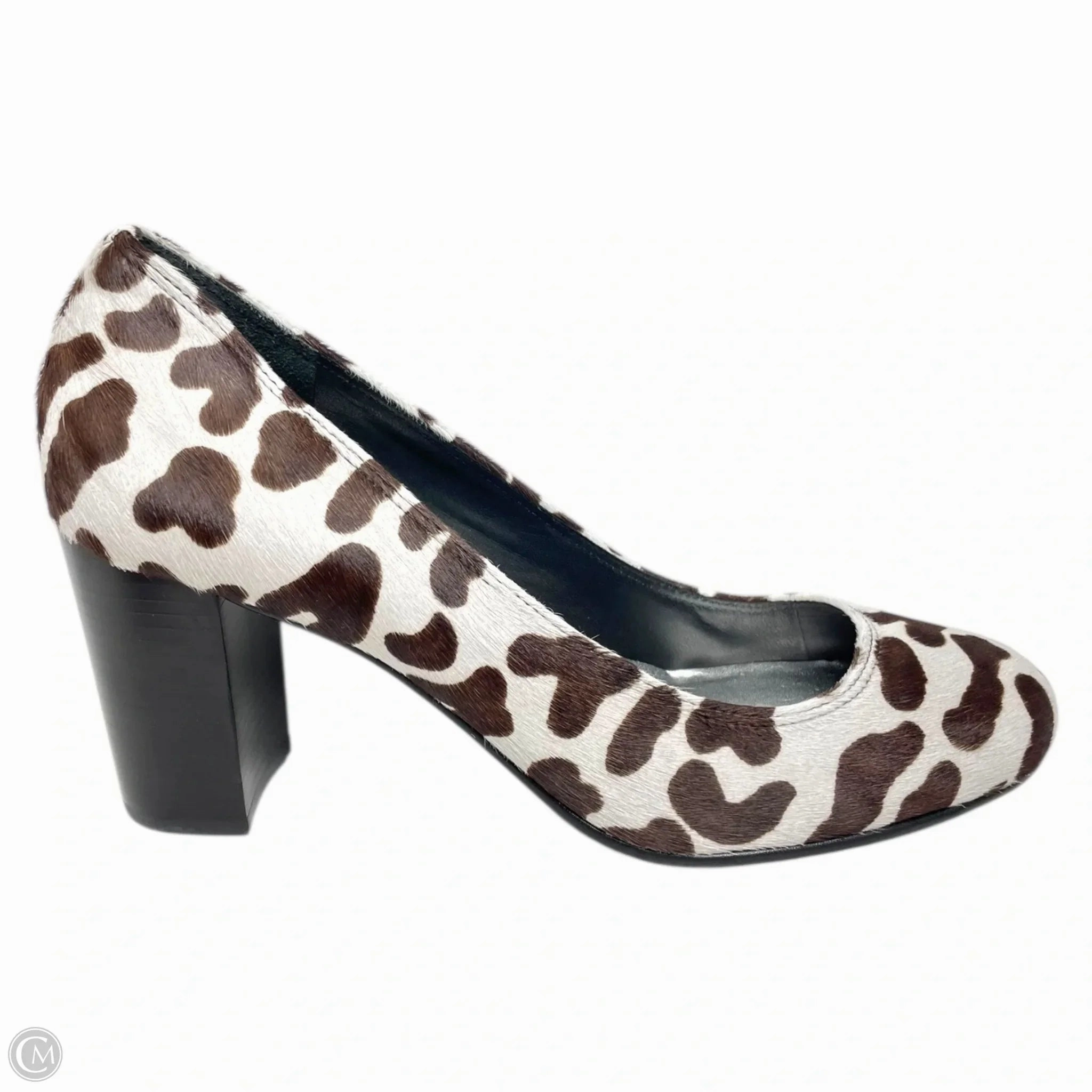 Shoes Heels Block By Daniblack In Animal Print, Size: 10 Floral Design Heels