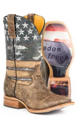 Tin Haul Mens Freedom Western Boots Style 14-020-0007-0220 Compact Build