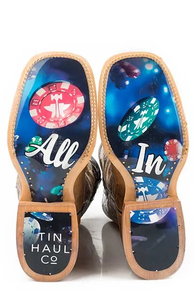 Ice Road Grippy Outsole Daily Walks Tin Haul Mens High Roller Western Boots Wide Square Toe Style 14-020-0007-0360