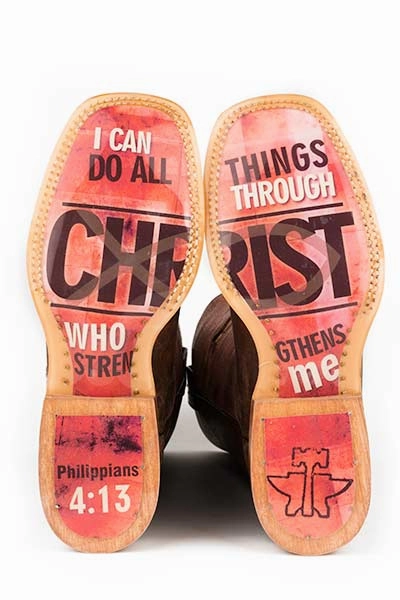 Quick Drying Functional Minimalist Tin Haul I Believe Cowgirl Boots Square Toe Style 14-021-0007-1285