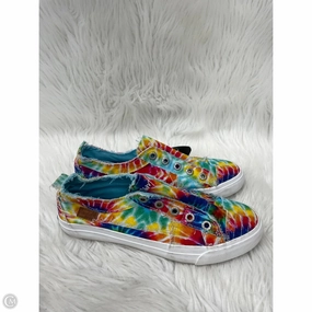 All Day Comfort Tech Shoes Sneakers By Blowfish In Tie Dye Print, Size: 9