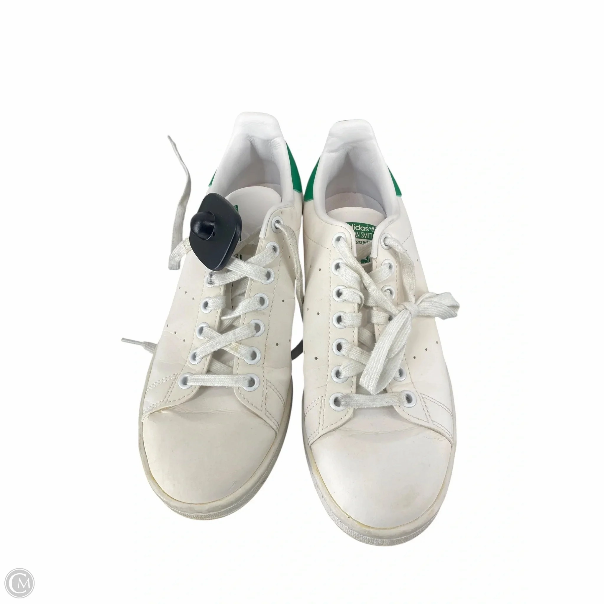 Bendable Casual Elegance Shoes Sneakers By Adidas In Green & White, Size: 7.5
