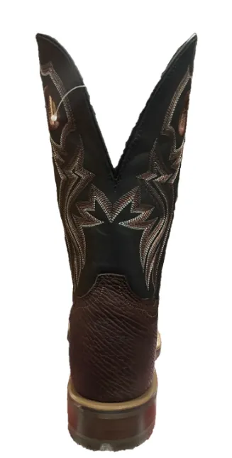 Tony Lama Mens Black Wide Square Toe Western Boots Style EP6096 Earth Tones