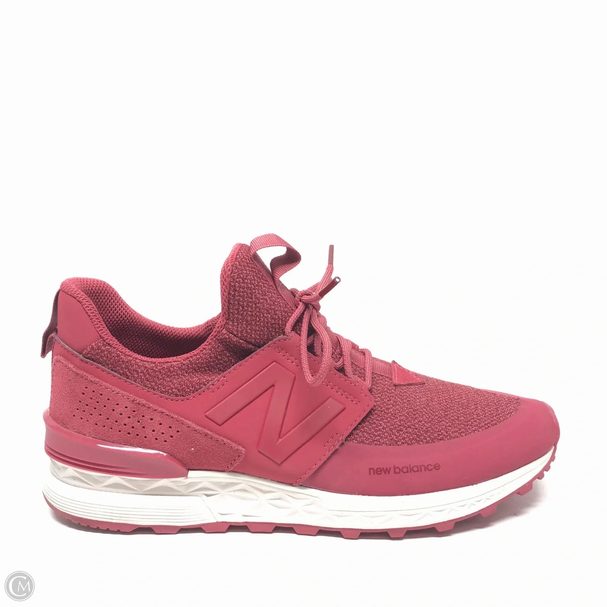Shoes Sneakers By New Balance In Red, Size: 10.5 Blown Rubber Traction Flexible Tread