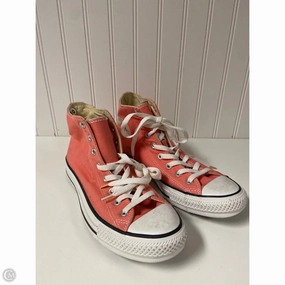 Hexagonal Lug Pattern Light Step Shoes Sneakers By Converse In Peach, Size: 10