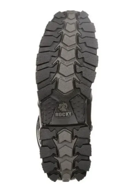 Wide fit Heat Proof Gear ROCKY MENS ALPHAFORCE ZIPPER WATERPROOF DUTY BOOT STYLE FQ0002173