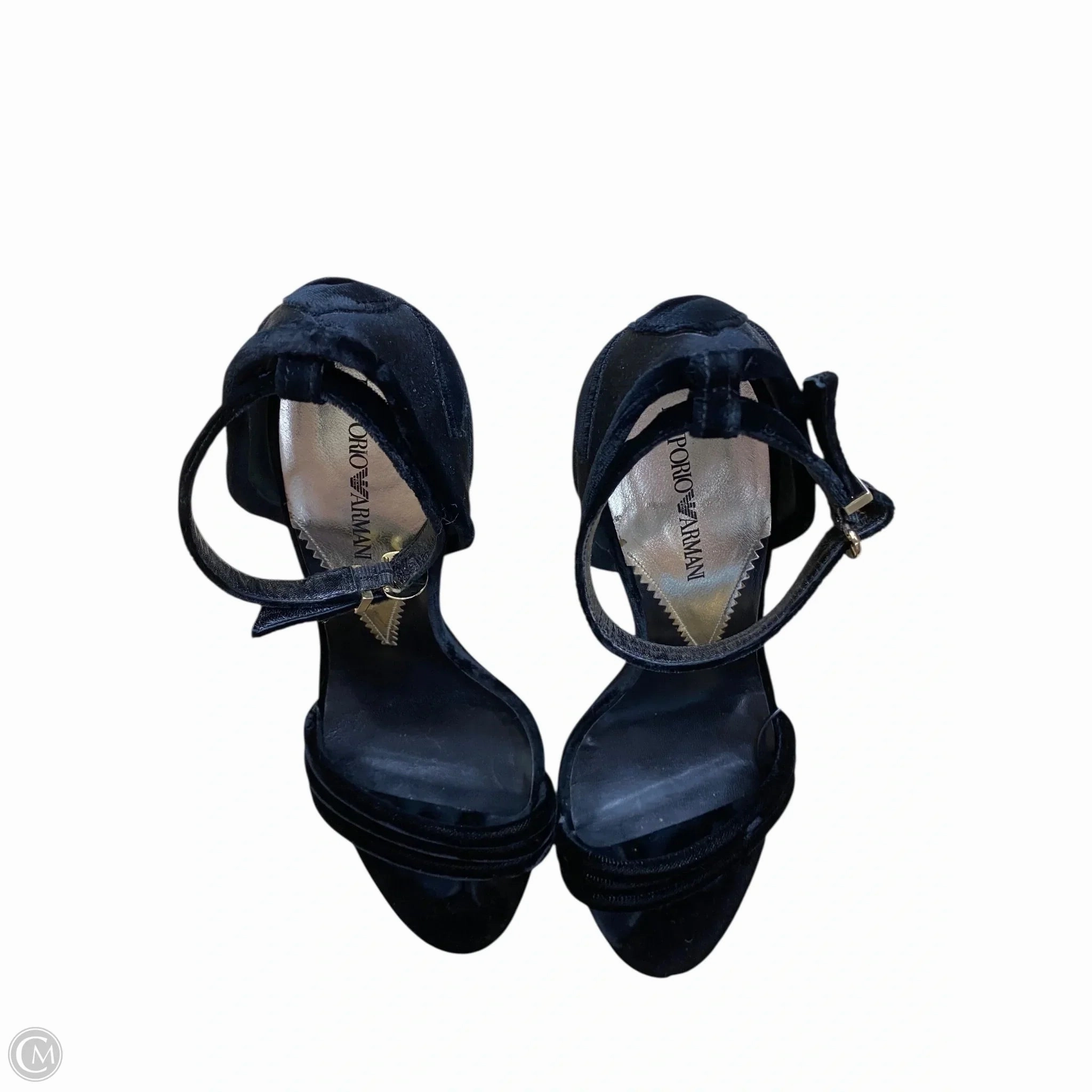 Shoes Heels Stiletto By Emporio Armani In Black, Size: 8.5 Autumn footwear