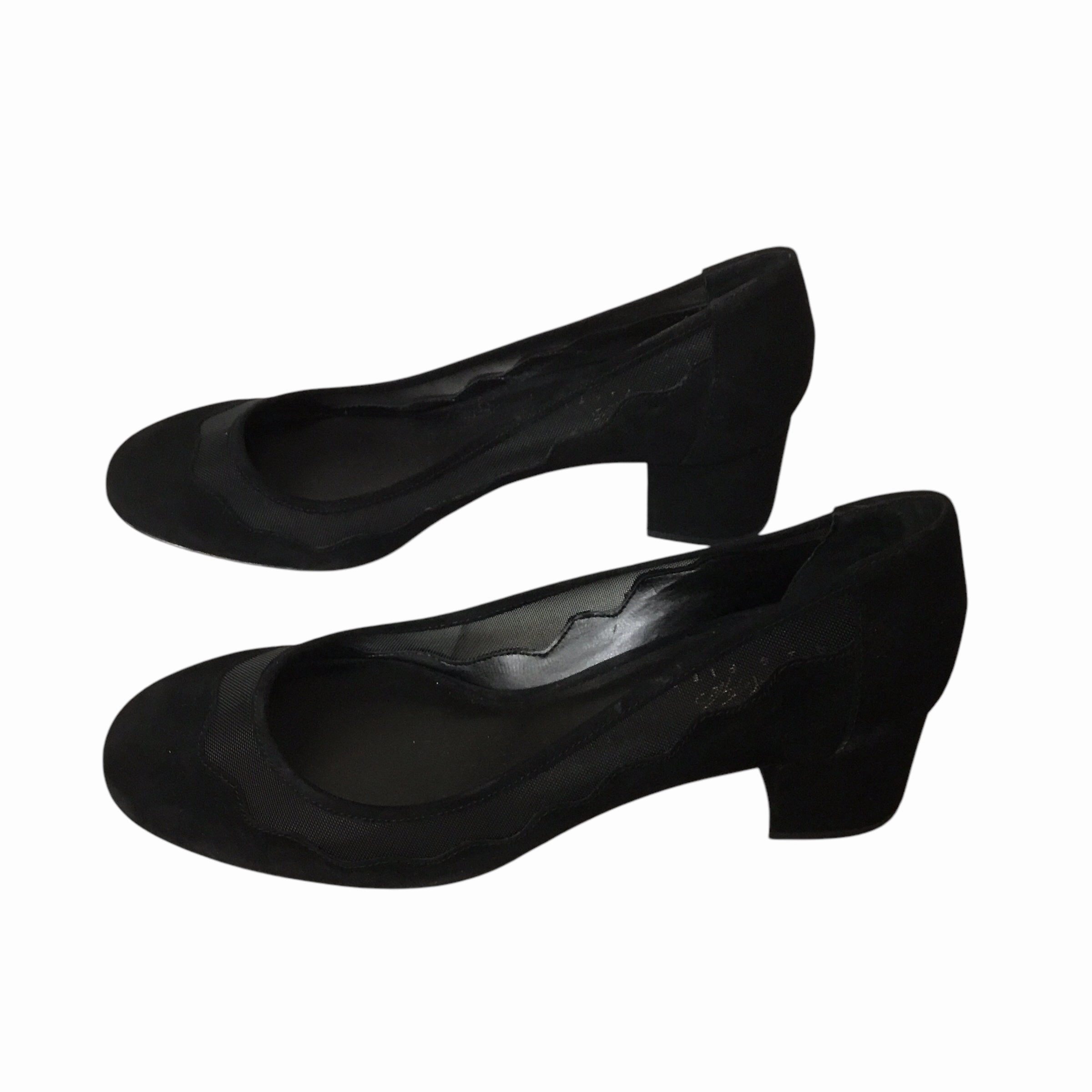 Shoes Heels Block By Cma In Black, Size: 7.5 Party Heels