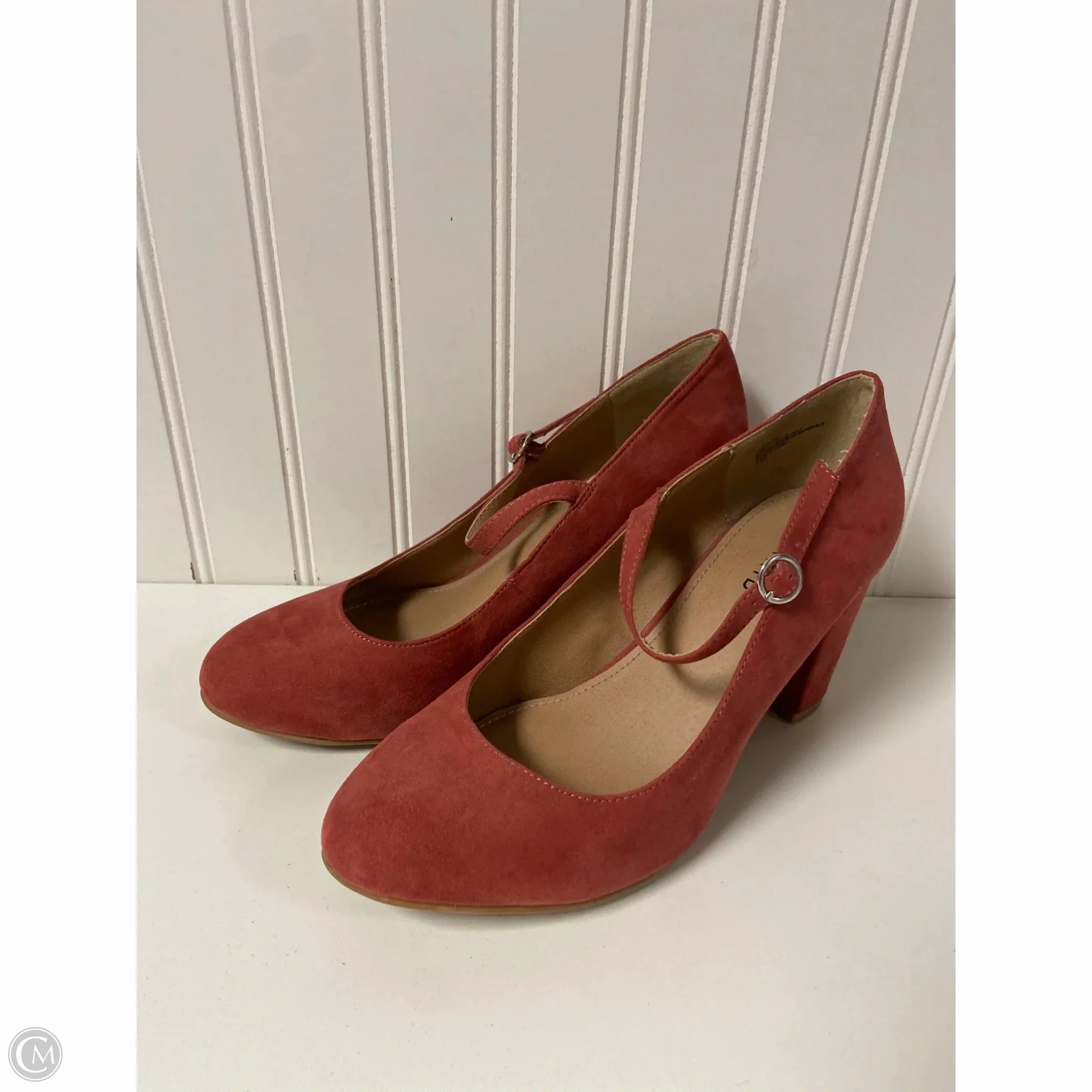 Shoes Heels Block By Torrid In Red, Size: 7.5 Boho Chic Heels