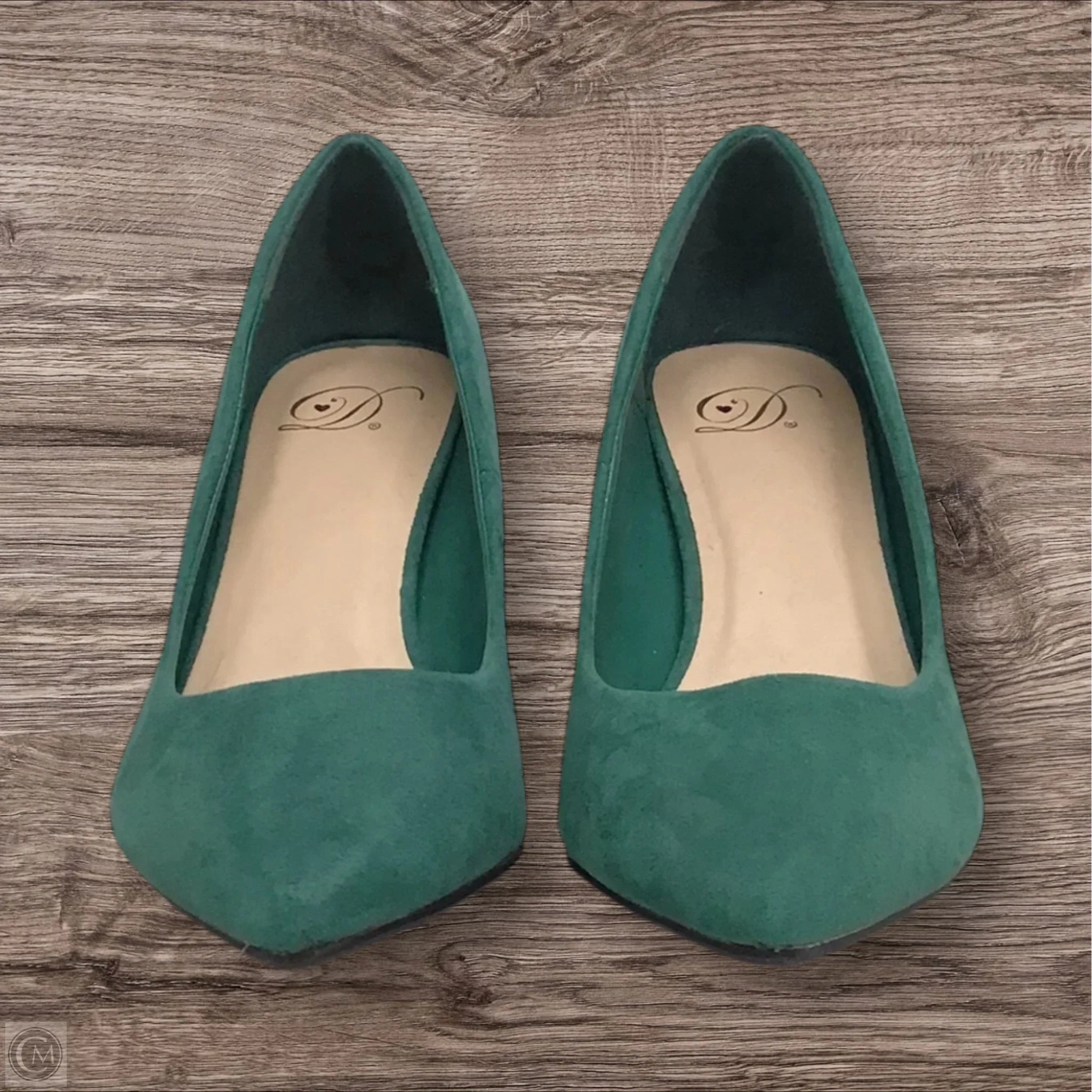 Shoes Heels Block By Clothes Mentor In Green, Size: 8.5 Glam shoes