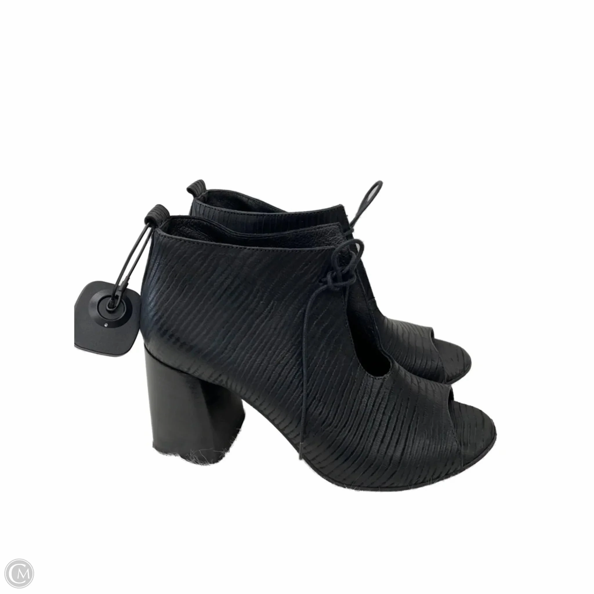 Casual Heels for Work Casual Sandals Shoes Heels Block By SHERIDAN / MIA  In Black, Size: 8.5
