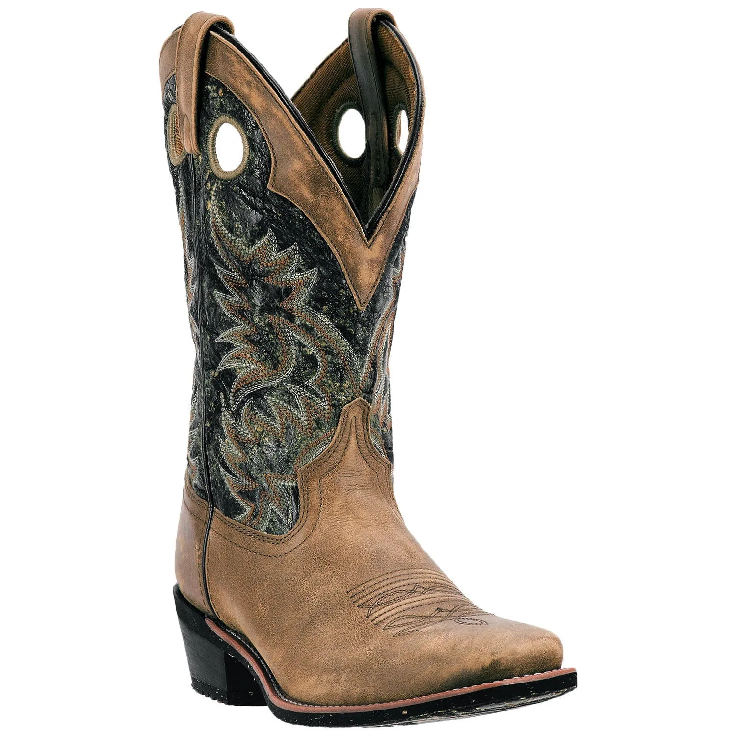 Nylon Material Wild Edge Laredo Men's Rugged Embroidery Western Boots Style 68358