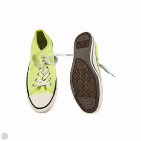 Shoes Sneakers By Converse In Yellow, Size: 8 Anti Odor Treatment