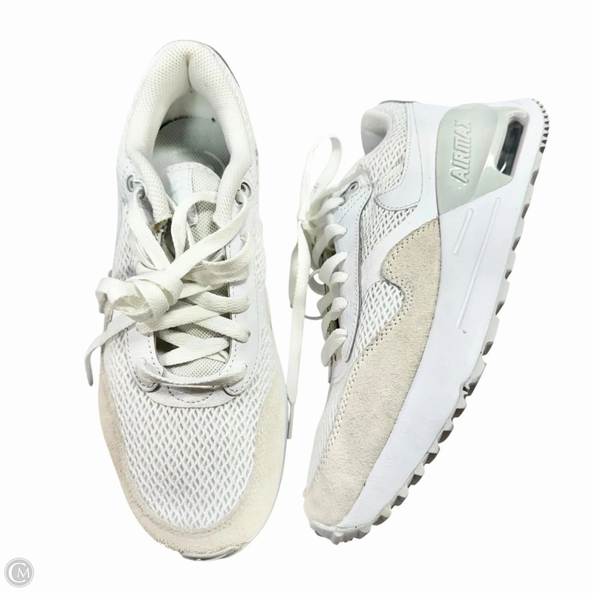 Collapsible Heel Design Shoes Sneakers By Nike In White, Size: 9.5
