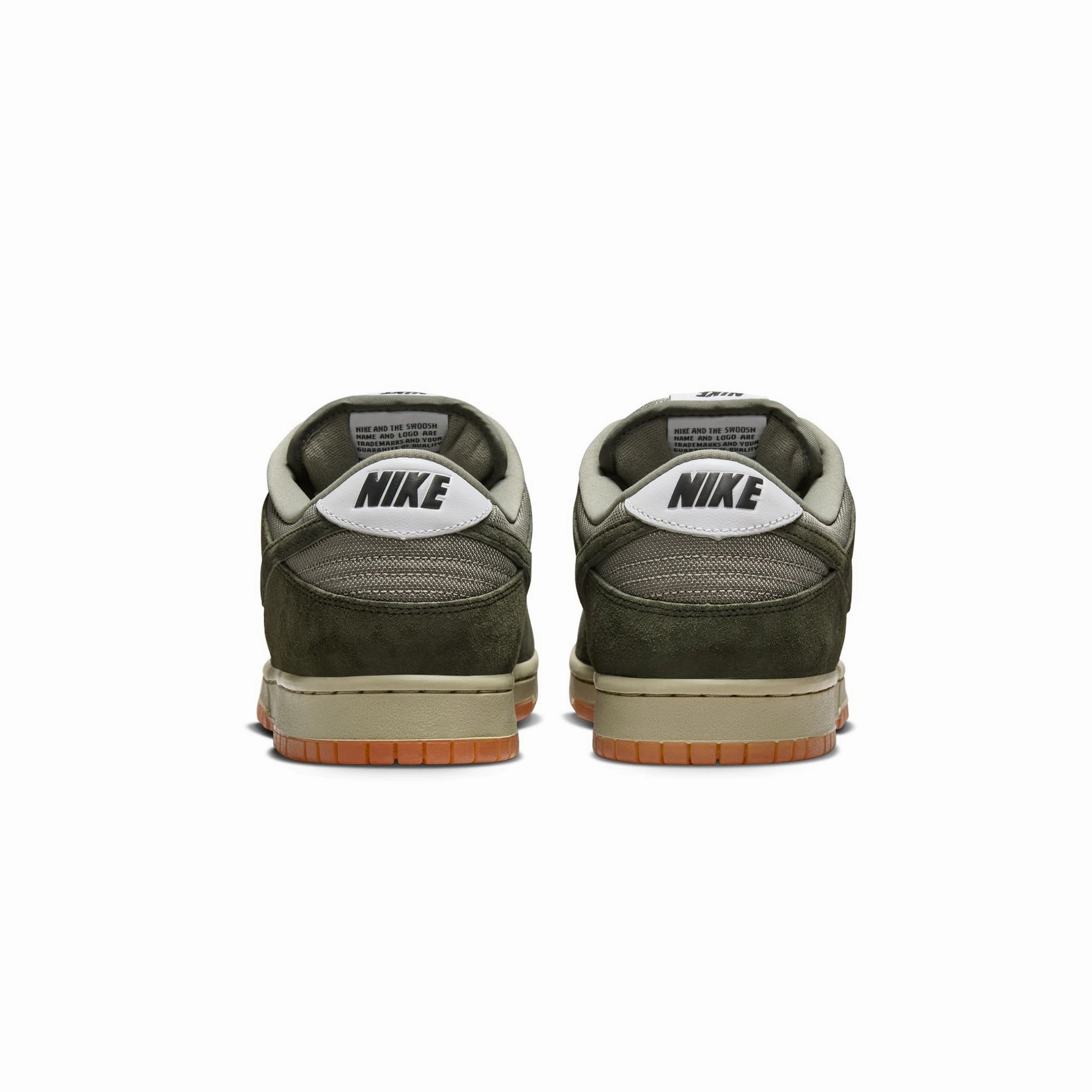 Nike SB Mens Dunk Low Pro B "Sequoia" Shoes rehabilitation patient Shock - absorbing foam