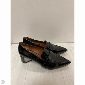 Lace Up Classic Shoes Heels Block By Franco Sarto In Black, Size: 9