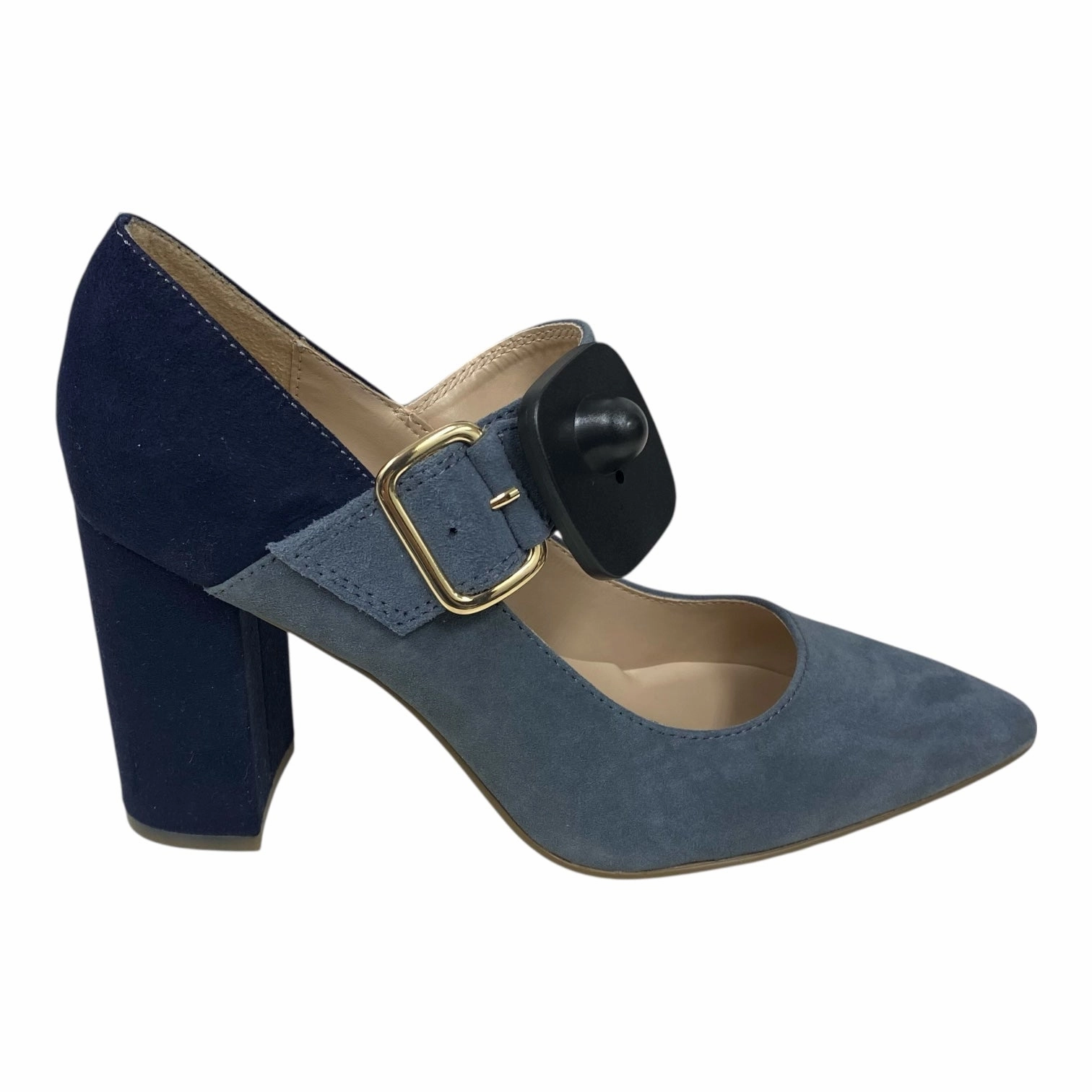 Open Toe Shoes Shoes Heels Block By Tommy Hilfiger In Blue, Size:7