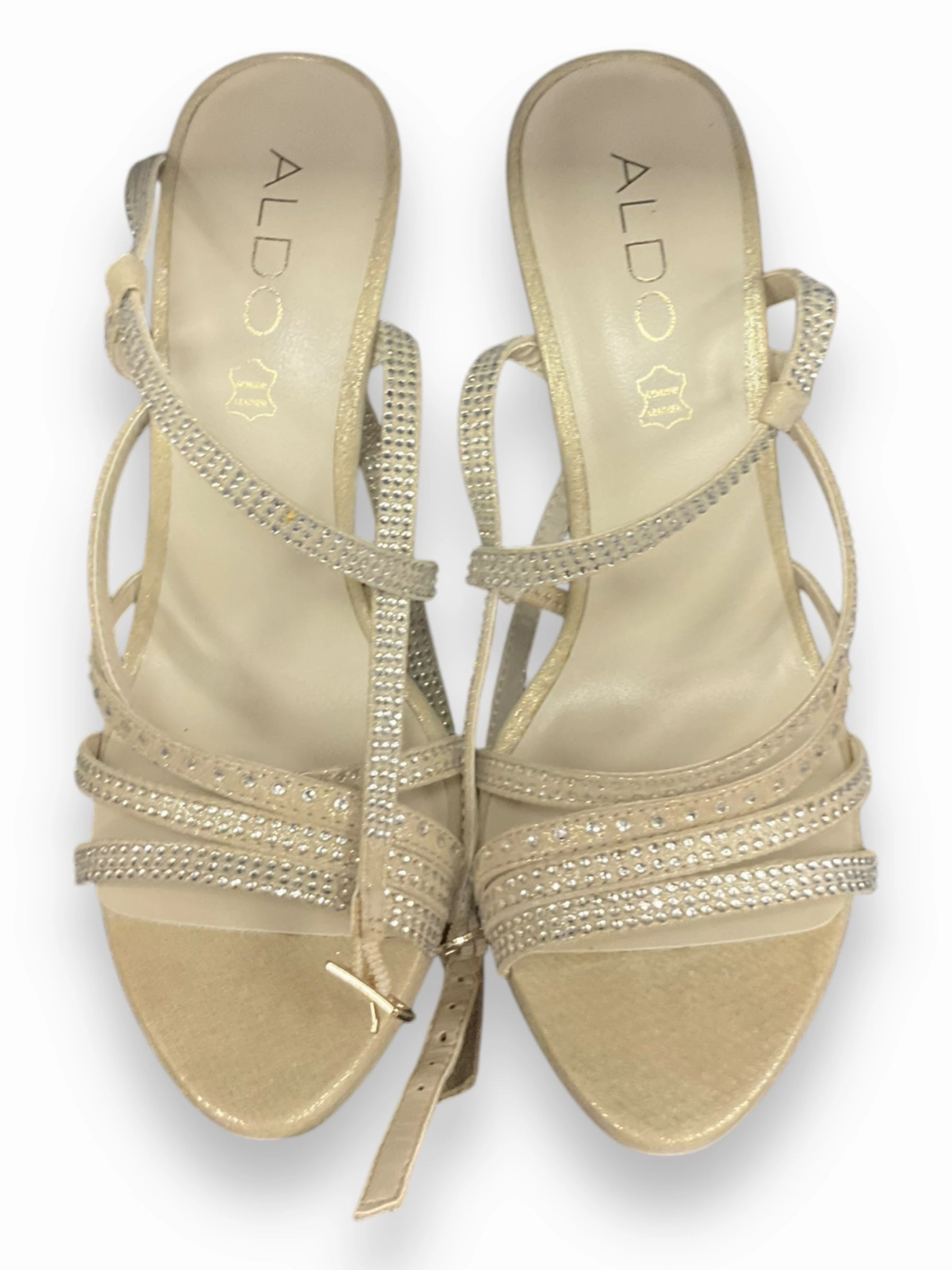 Shoes Heels Stiletto By Aldo In Cream, Size: 7.5 Customizable