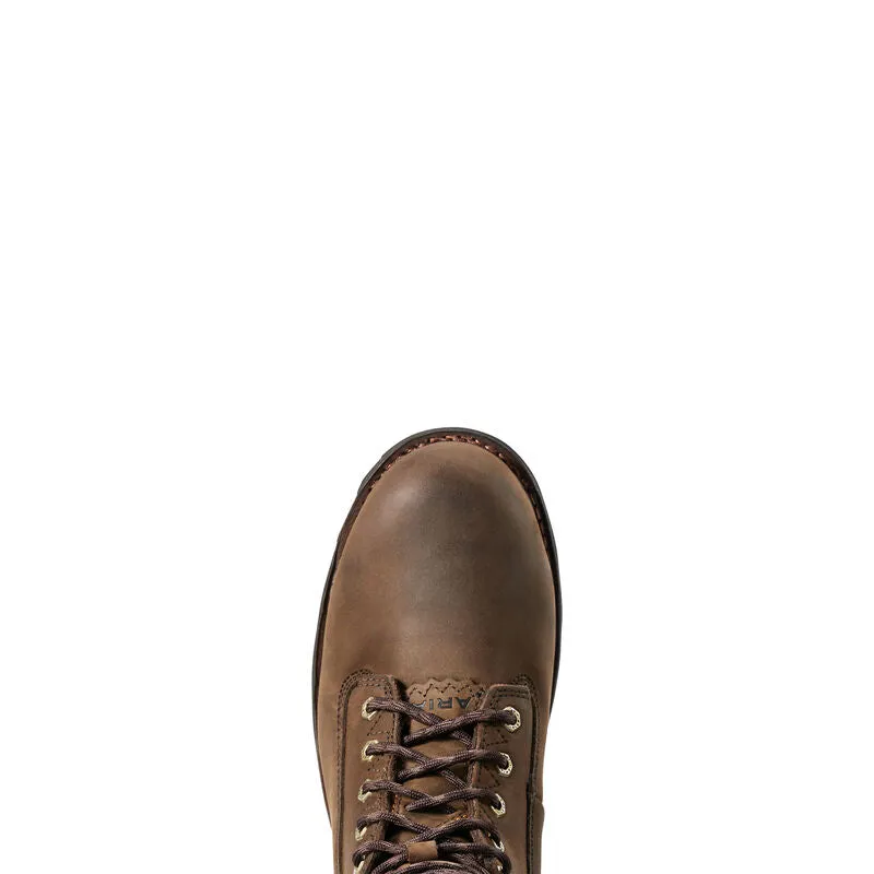 Ariat Powerline 8" Waterproof Composite Toe Work Boot Style 10018566 Neutral Colors Fashion Choice