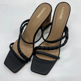 Shoes Heels Block By Kaanas  Size: 10 perforated