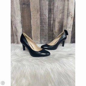 Floral Embellished Heels Comfortable Platform Heels Shoes Heels Stiletto By Nine West In Black, Size: 6