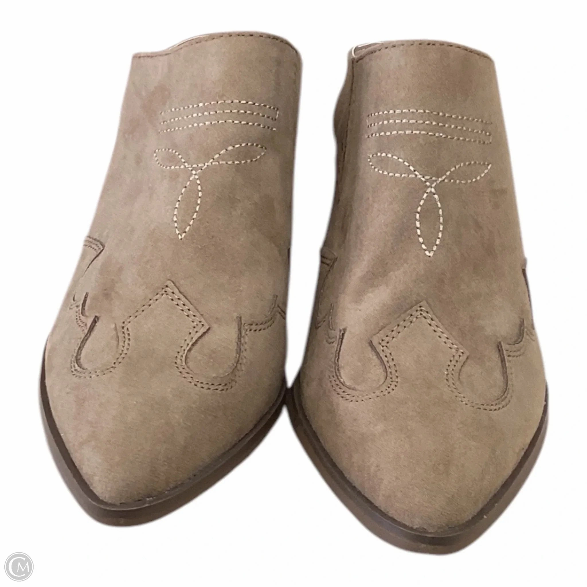 Shoes Heels Block By Esprit In Tan, Size: 7.5 Autumn footwear