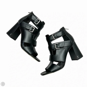 Flexible Movement Padded collar Shoes Heels Block By Sam Edelman In Black, Size: 11