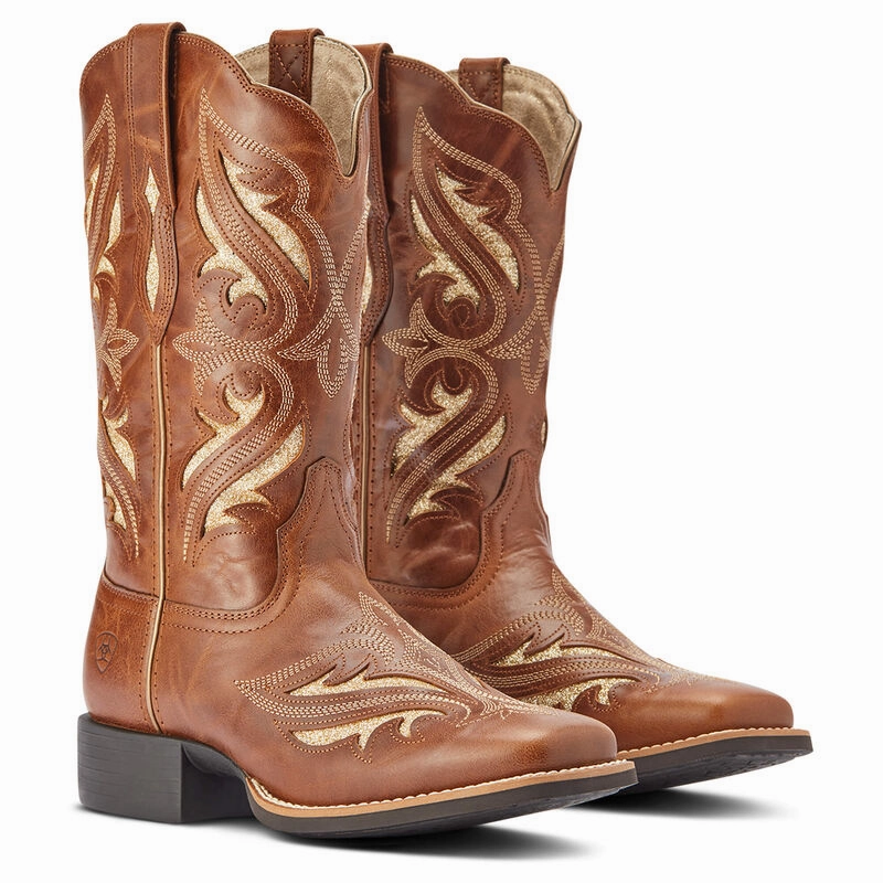 Ariat Ladies Round Up Bliss Western Boot Style 10042446 sweat-wicking