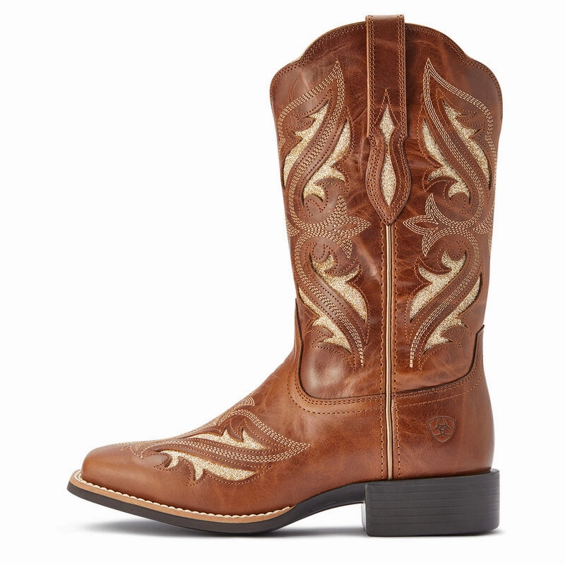 Ariat Ladies Round Up Bliss Western Boot Style 10042446 Rain Terrain