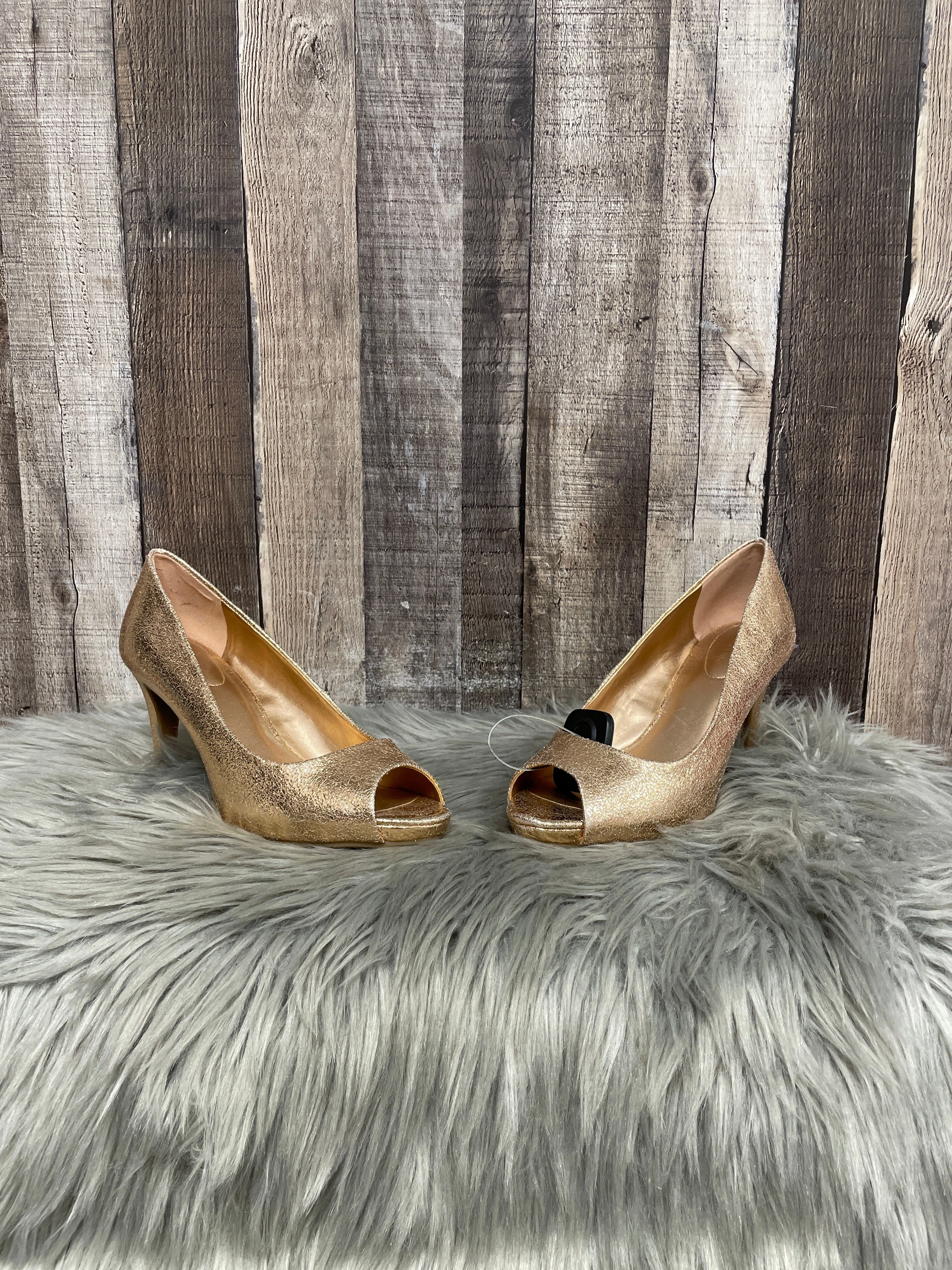 Comfortable Insole Shoes Heels Stiletto By Bandolino In Copper, Size: 9