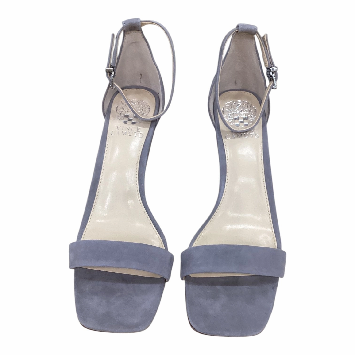 portable Arch Cushioning Shoes Heels Stiletto By Vince Camuto In Grey, Size: 8.5