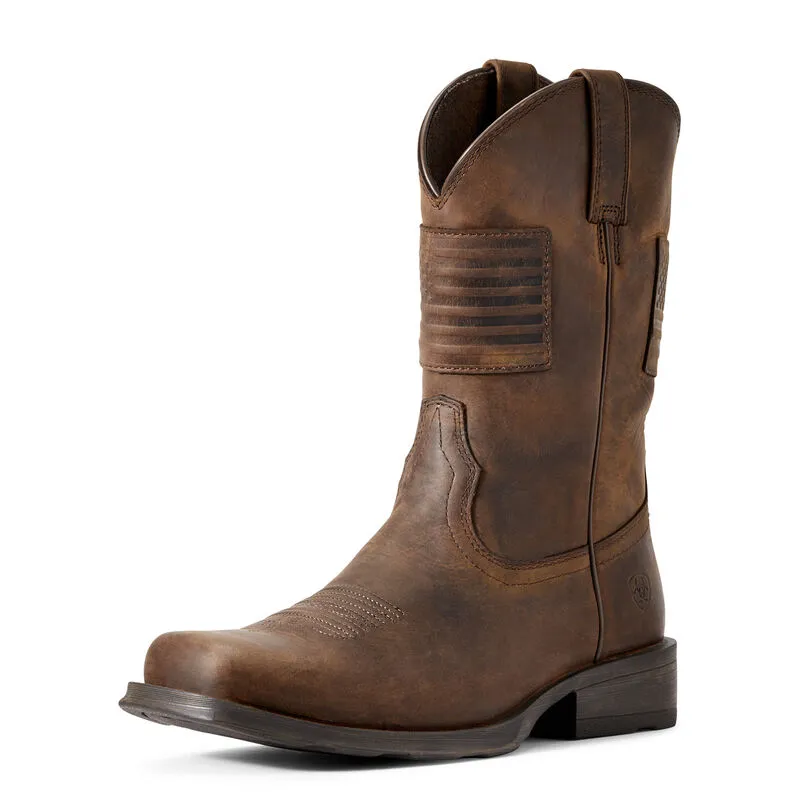 Ariat Rambler Patriot Western Boot Style 10029692 Clean Lines
