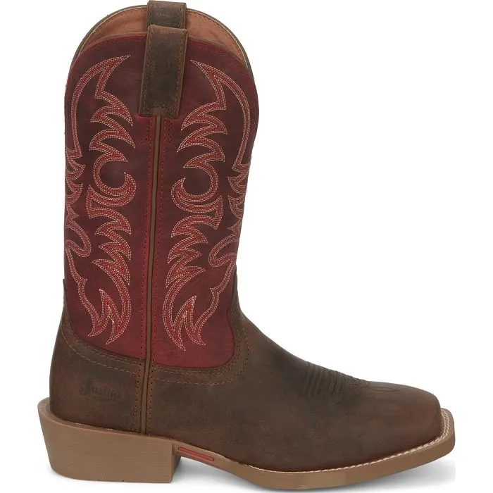 Justin Mens Muley Western Boots Style SE7610 Suede Running Comfort