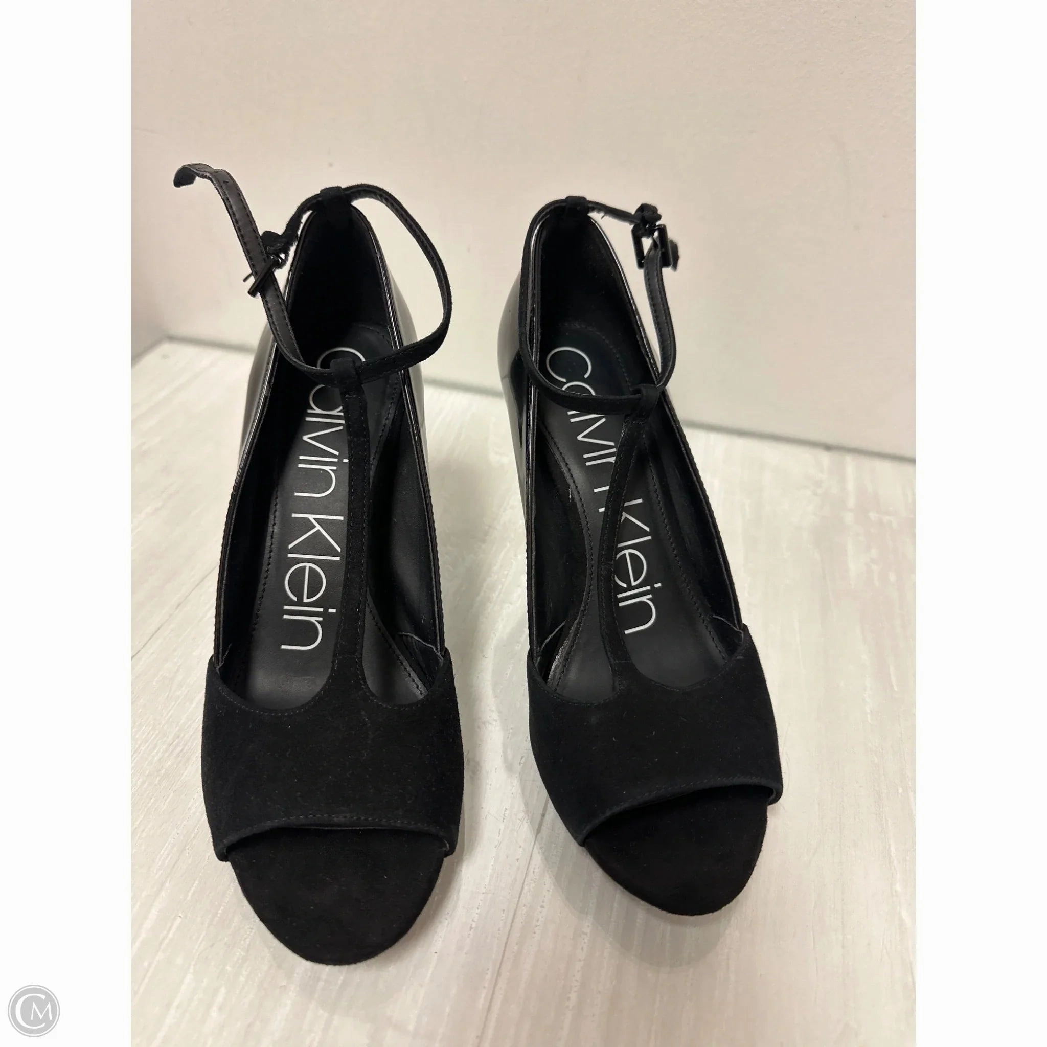 Shoes Heels Stiletto By Calvin Klein In Black, Size: 7.5 Soft Cushion Heels