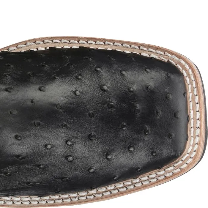 Teen Pick All Weather Urban Commute Justin Mens Ostrich Square Toe Western Boots Style AQ8530